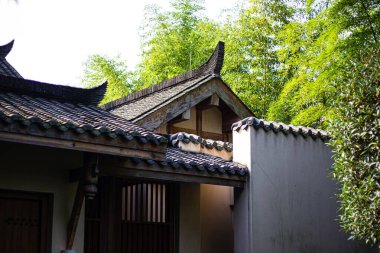 stilize edilmiş Çin bahçesi 