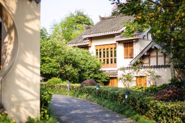 stilize edilmiş Çin bahçesi 