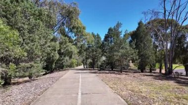 Avustralya 'nın doğal ortamında yürüyüş.