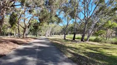 Avustralya 'nın doğal ortamında yürüyüş.