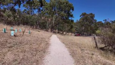 Melbourne şehir merkezinde sokak sahnesi, Avustralya