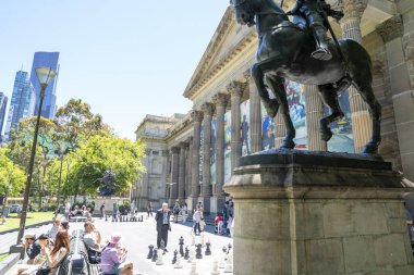 Okuma Odası Devlet Kütüphanesi Victoria Melbourne Avustralya