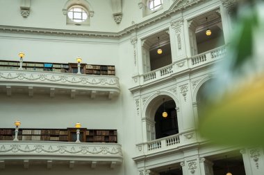 Okuma Odası Devlet Kütüphanesi Victoria Melbourne Avustralya