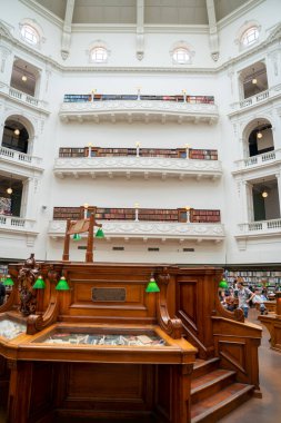 Okuma Odası Devlet Kütüphanesi Victoria Melbourne Avustralya