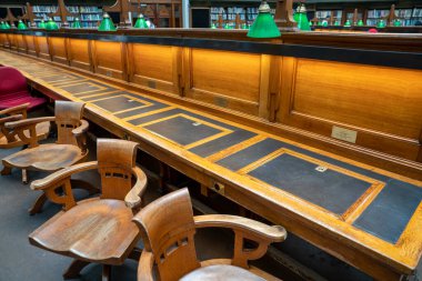 Okuma Odası Devlet Kütüphanesi Victoria Melbourne Avustralya