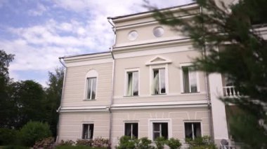Klasik bir Rus 18.yüzyıl manor house detay
