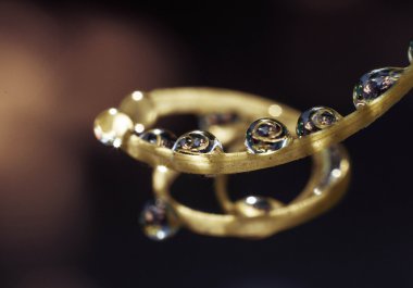 Drops on the grapevine