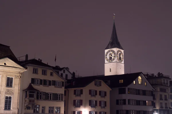 La iglesia de San Pedro de Zurich —  Fotos de Stock