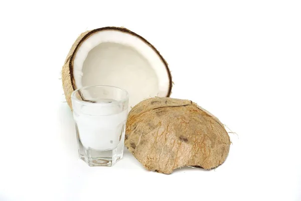Fotos Von Kokosnüssen Die Zur Herstellung Von Kokosöl Kokosmilch Usw — Stockfoto