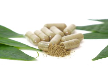 Ateş için kapsül tıbbında Andrographis