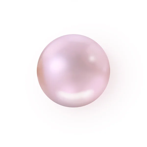 白い背景で隔離の真珠 — ストック写真