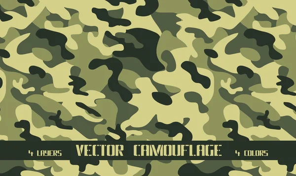 Forest camouflage pattern — Stock Vector