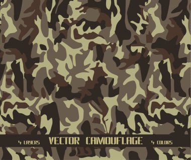 Kamuflaj deseni. Vektör 