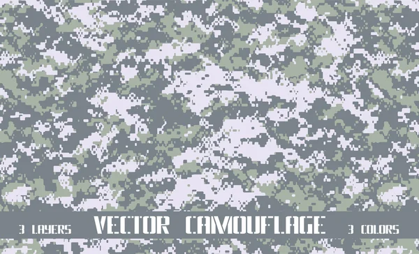 Chasse et camouflage militaire — Image vectorielle