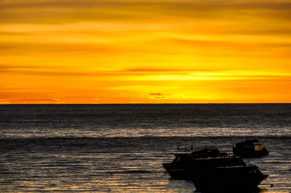 Tramonto al Lago Titicaca a Copacabana, Bolivia — Foto Stock