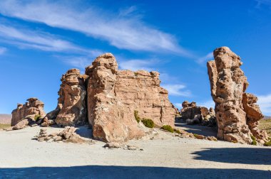 Kaya oluşumları yüksek and Platosu Bolivya