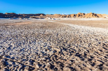 Moon Valley krater Şili Atacama Çölü'nde