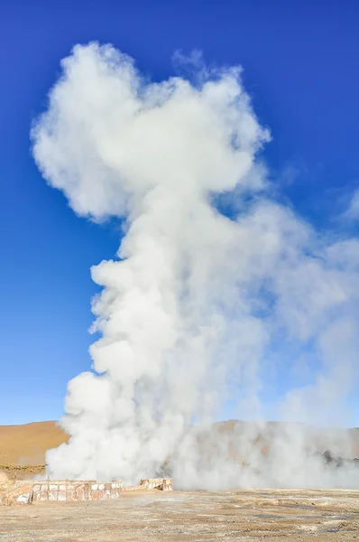 Tatio Geysers nel deserto di Atacama, Cile — Foto Stock