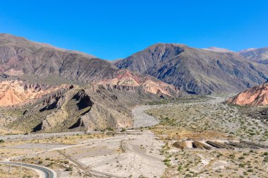 Görünüm Quebrada de la Humahuaca, Arjantin