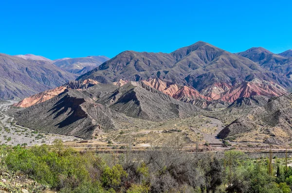 Veduta della Quebrada de la Humahuaca, Argentina — Foto Stock