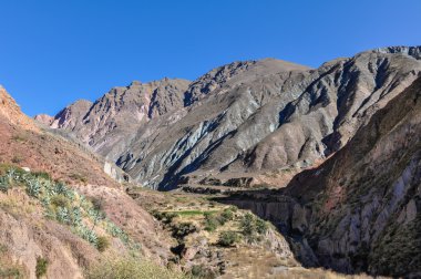 Görünümünü Quebrada de la Humahuaca Iruya, Arjantin