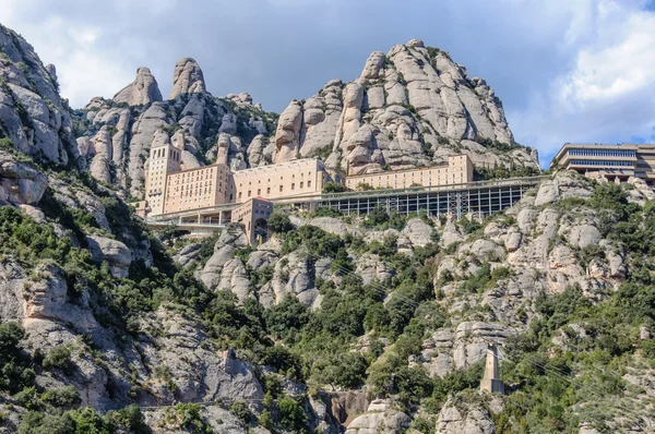 Монастир Монтсеррат в Іспанії — стокове фото