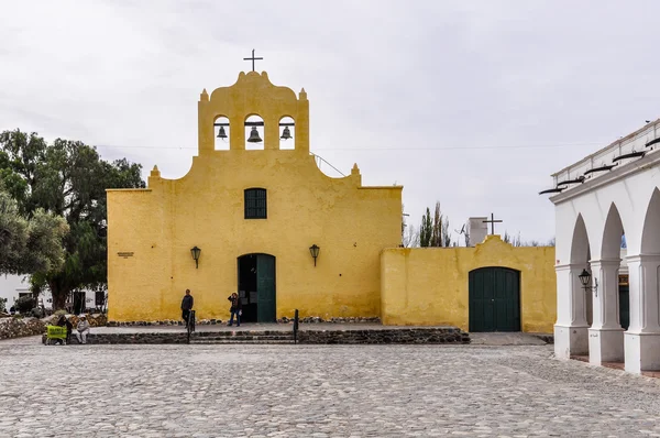 Koloniala kyrka, Cachi, Argentina — Stockfoto