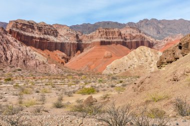Renkli kaya oluşumları Quebrada de Las Conchas, Argenti