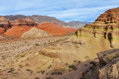 Renkli kaya oluşumları Quebrada de Las Conchas, Argenti
