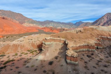 Panoramik Quebrada de Las Conchas, Arjantin