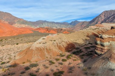 Panoramik Quebrada de Las Conchas, Arjantin