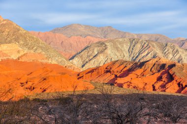 Günbatımı Quebrada de Las Conchas, Arjantin