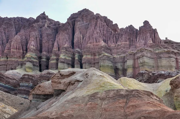 Rock formations in the Quebrada de las Conchas, Argentina — Stock Photo, Image