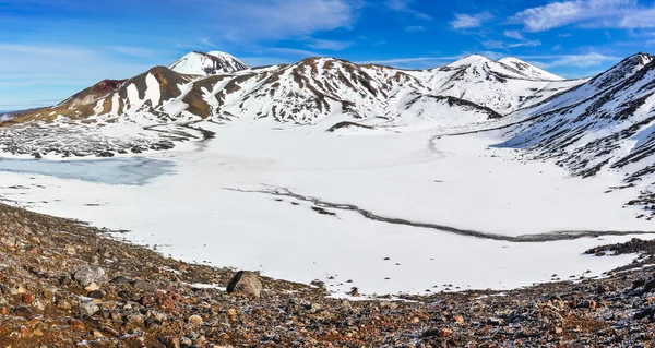 Vista panorâmica da Cratera Central no Parque Nacional Tongariro , — Fotografia de Stock