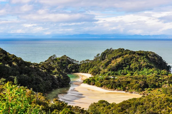 Francouz Bay v Abel Tasman National Park, Nový Zéland — Stock fotografie