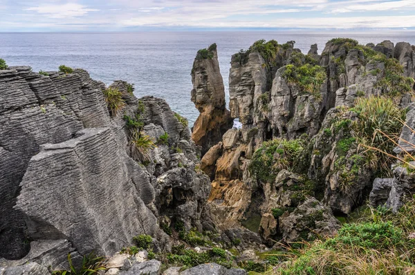 Panqueques en Punakaiki, Nueva Zelanda —  Fotos de Stock