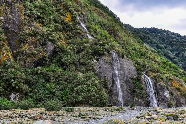 Franz josef glaciär i nya zeeland — Stockfoto