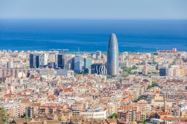 Torre Agbar Turo del Rovira Barcelona, İspanya'dan