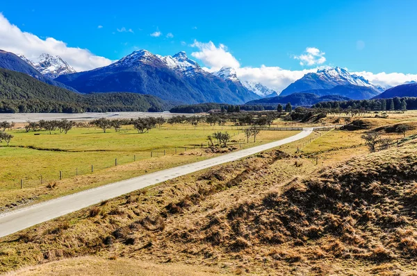 Berglandschaft in glenorchy, Neuseeland — Stockfoto