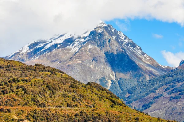 Kolorowe góry w Glenorchy, Nowa Zelandia — Zdjęcie stockowe