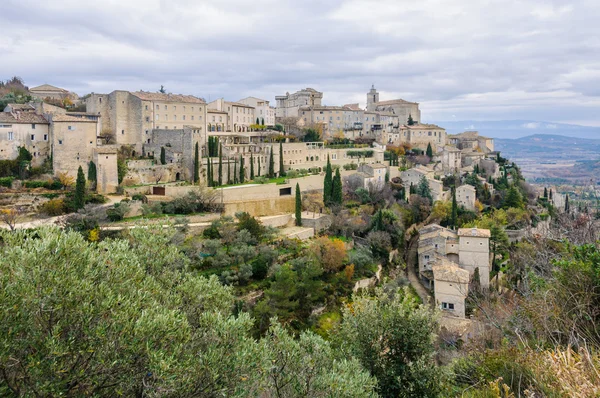 Panoramic scenery in Gordes, Provence, France — Stock Photo, Image