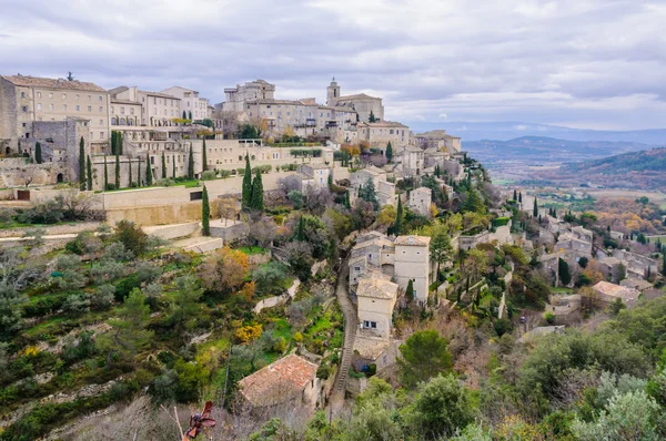 Panoramic scenery in Gordes, Provence, France — Stock Photo, Image