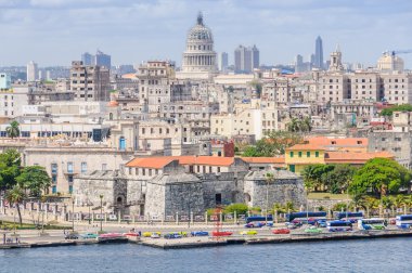 Havana, Küba'da cityscape bakış