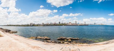 Havana, Küba'da şehrin panoramik görünüm