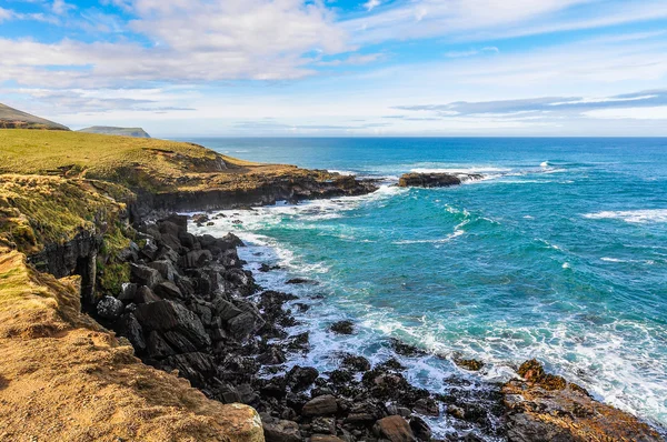 Coastal landscape near Slope Point, New Zealand — Stock Photo, Image