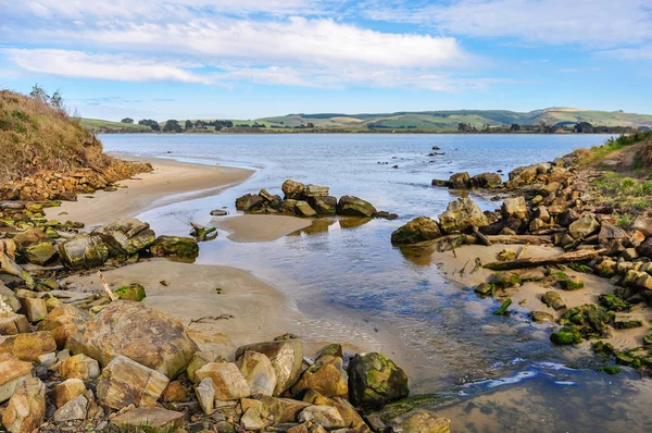 Coastal landscape in the Catlins, New Zealand — Stock Photo, Image