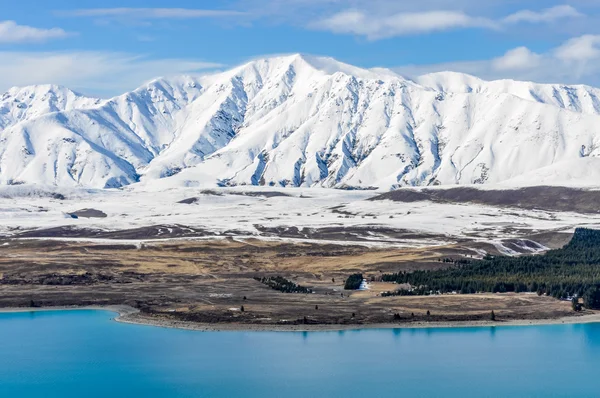 Panoramik Lake Tekapo, Yeni Zelanda