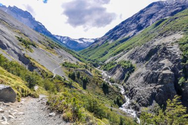 Dağ dere, Torres del Paine Milli Parkı, Şili