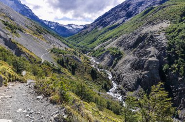 Dağ dere, Torres del Paine Milli Parkı, Şili