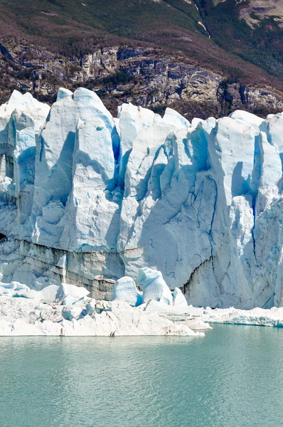 Ledová stěna, Ledovec Perito Moreno, Argentina — Stock fotografie